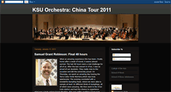 Desktop Screenshot of ksuorchestrachina.blogspot.com