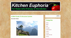 Desktop Screenshot of kitcheneuphoria.blogspot.com