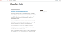 Desktop Screenshot of chocolatenote.blogspot.com