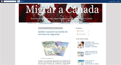 Desktop Screenshot of migraracanada.blogspot.com