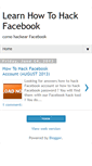 Mobile Screenshot of howtohackfacebookpassword2013.blogspot.com