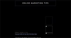 Desktop Screenshot of marketing-online-tips.blogspot.com