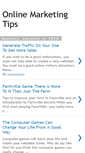 Mobile Screenshot of marketing-online-tips.blogspot.com