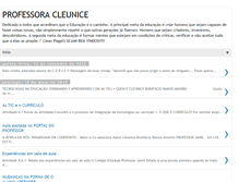 Tablet Screenshot of professoracleoamorim.blogspot.com