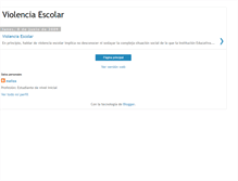 Tablet Screenshot of meliza-violenciaescolar.blogspot.com