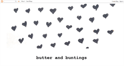 Desktop Screenshot of butterandbuntings.blogspot.com