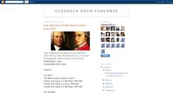 Desktop Screenshot of glendalenoonconcerts.blogspot.com