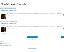 Tablet Screenshot of glendalenoonconcerts.blogspot.com