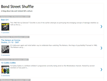 Tablet Screenshot of bondstreetshuffle.blogspot.com