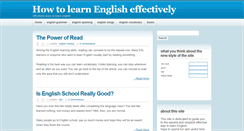 Desktop Screenshot of learn-english-effectively.blogspot.com