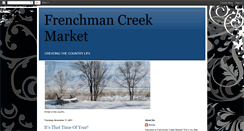 Desktop Screenshot of frenchmancreekmarket.blogspot.com