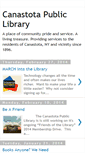 Mobile Screenshot of canastotalibrary.blogspot.com