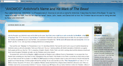 Desktop Screenshot of antichristname.blogspot.com