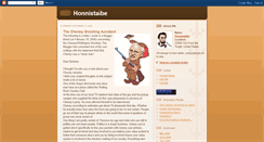 Desktop Screenshot of honnisttaibe.blogspot.com