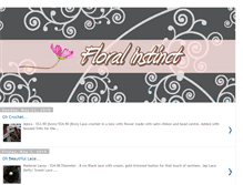 Tablet Screenshot of floralinstinct.blogspot.com