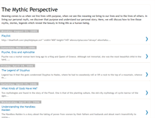Tablet Screenshot of mythicperspectives.blogspot.com