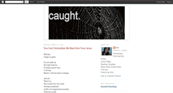 Desktop Screenshot of caughtinmybrain.blogspot.com