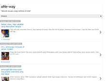Tablet Screenshot of myone1way.blogspot.com