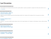 Tablet Screenshot of lasencuestas.blogspot.com