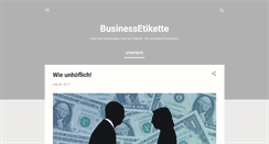 Desktop Screenshot of businessetikette.blogspot.com
