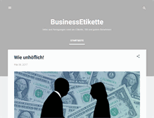 Tablet Screenshot of businessetikette.blogspot.com