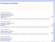 Tablet Screenshot of consciencia-verdad.blogspot.com