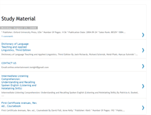 Tablet Screenshot of material4study.blogspot.com