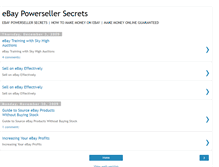 Tablet Screenshot of ebay-powerseller-secrets.blogspot.com