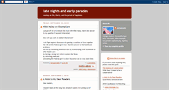 Desktop Screenshot of earlyparades.blogspot.com