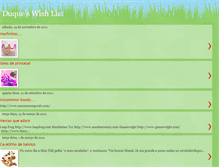 Tablet Screenshot of duquewishlist.blogspot.com