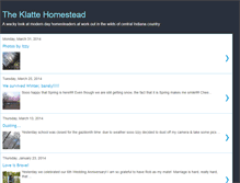 Tablet Screenshot of klattehomestead.blogspot.com