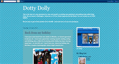 Desktop Screenshot of dottydollyquilting.blogspot.com