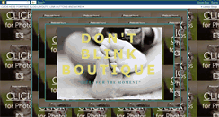 Desktop Screenshot of dontblinkboutique.blogspot.com