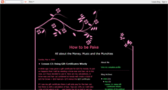 Desktop Screenshot of howtobepake.blogspot.com