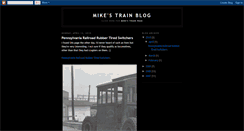 Desktop Screenshot of mikestrainblog.blogspot.com