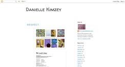 Desktop Screenshot of daniellekimzey.blogspot.com