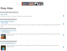 Tablet Screenshot of pinoyvideo.blogspot.com