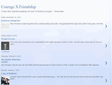 Tablet Screenshot of couragexfriendship.blogspot.com