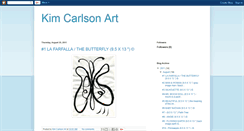 Desktop Screenshot of kimcarlsonart.blogspot.com