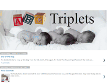 Tablet Screenshot of abctriplets.blogspot.com