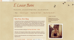 Desktop Screenshot of elouisebates.blogspot.com