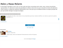 Tablet Screenshot of molesimportantequimicacuantitativa.blogspot.com