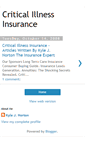 Mobile Screenshot of criticalillness-insurances.blogspot.com