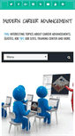 Mobile Screenshot of moderncareeradvancement.blogspot.com