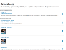 Tablet Screenshot of jannesen.blogspot.com