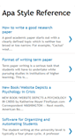 Mobile Screenshot of apa-style-reference.blogspot.com