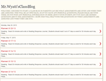Tablet Screenshot of mrwyattsclassblog.blogspot.com