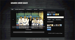 Desktop Screenshot of gerardojuniorkarate.blogspot.com