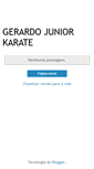 Mobile Screenshot of gerardojuniorkarate.blogspot.com