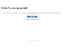 Tablet Screenshot of gerardojuniorkarate.blogspot.com